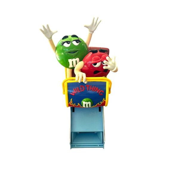 M&Ms Wild Thing Roller Coaster Dispenser Collectible Candy Holder Fun Display Pi - Picture 1 of 11